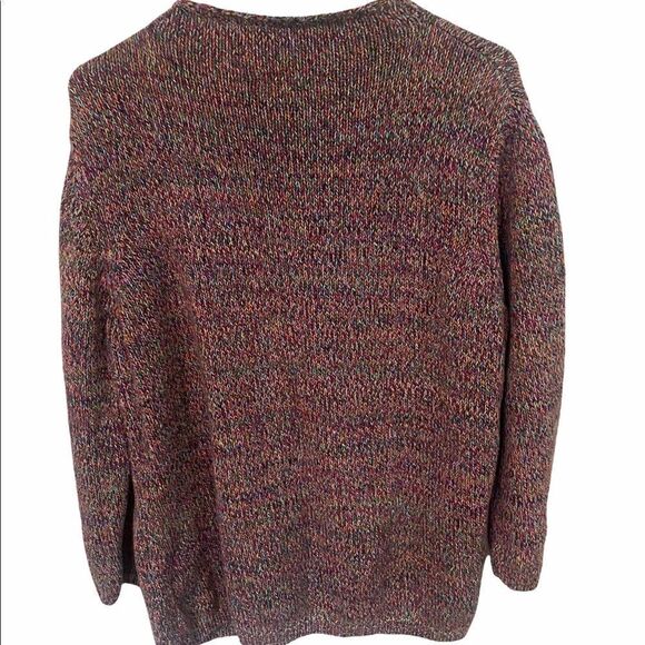 Liz Claiborne Women’s Multicolored Mock Turtle Neck Sweater - Picture 3 of 16